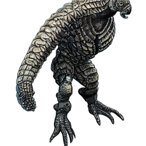 creature, dragon, animal, staff transparent PNG cut-out