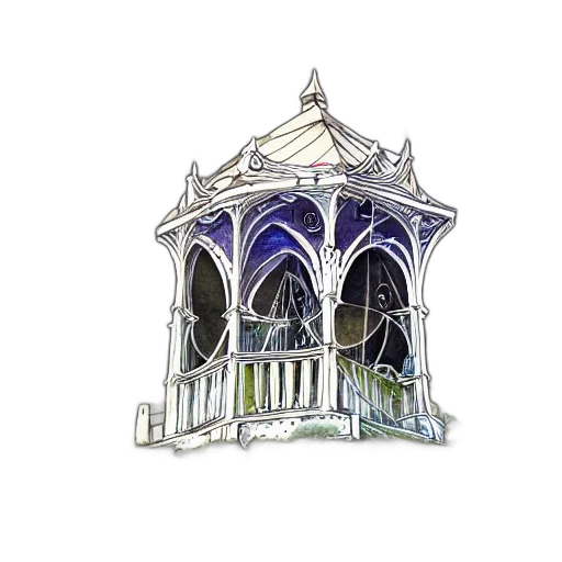 building, crown, furniture, jewelry, 3d render, concept art, watercolor, photorealistic transparent PNG cut-out