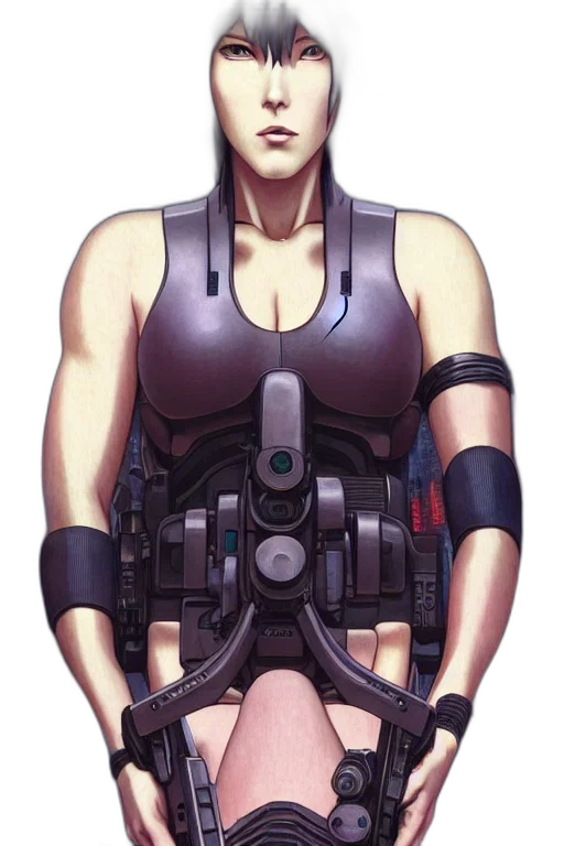 weapon, robot, staff, cyberpunk transparent PNG cut-out
