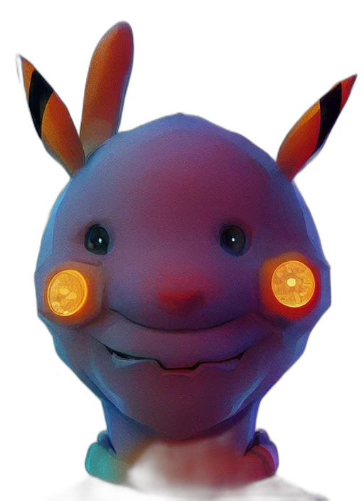 mask, face, creature, animal, 3d render, concept art, photorealistic, colourful transparent PNG cut-out