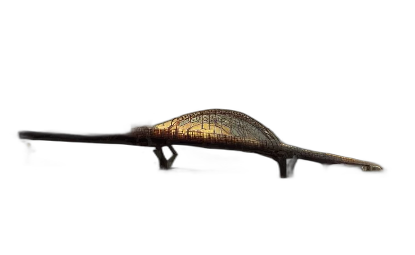 staff, dragon, hat, sword, 3d render, concept art, photorealistic, fantasy art transparent PNG cut-out