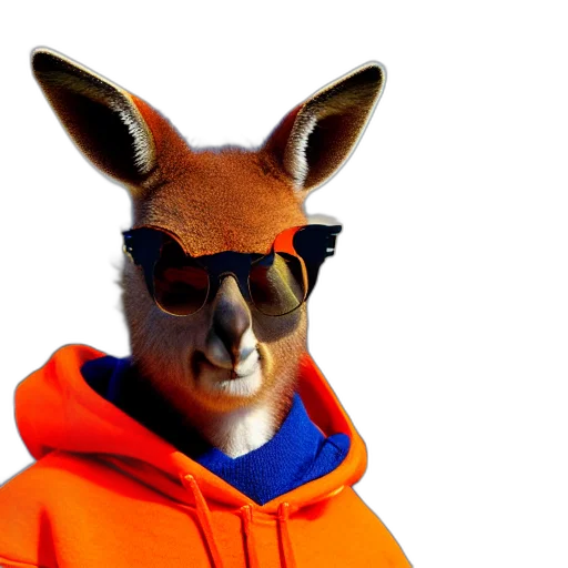 jacket, animal, mask, staff, 3d render, concept art, photorealistic, portrait transparent PNG cut-out