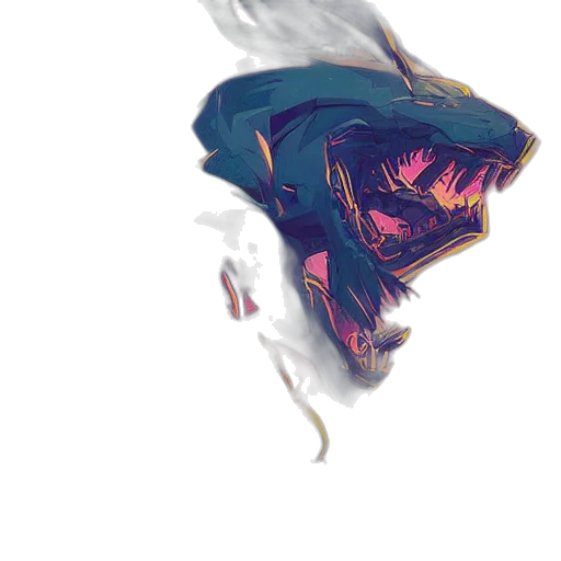 dragon, mask, creature, face, concept art, fantasy art, watercolor, pixel art transparent PNG cut-out