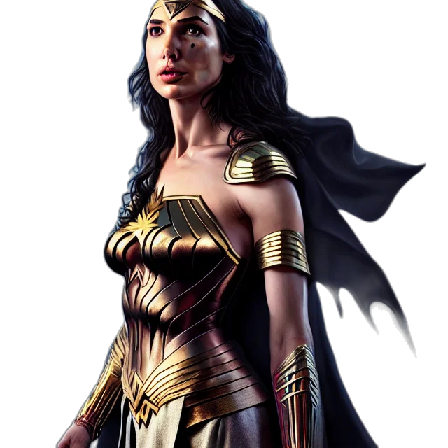 comic book art, concept art, fantasy art, 3d render transparent PNG cut-out