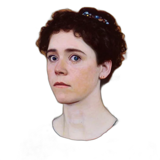 face, crown, staff, dress transparent PNG cut-out