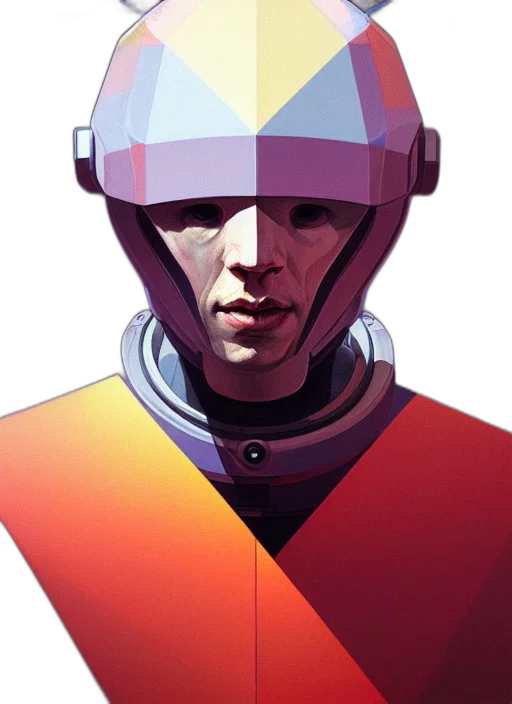robot, face, jacket, mask, concept art, comic book art, pixel art, fantasy art transparent PNG cut-out