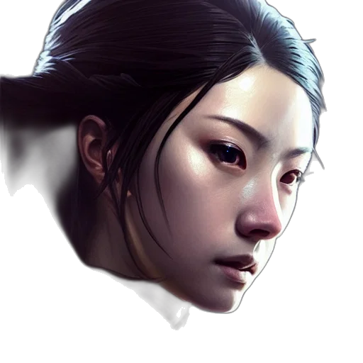 face, mask, staff, dragon, photorealistic, fantasy art, concept art, oil painting transparent PNG cut-out