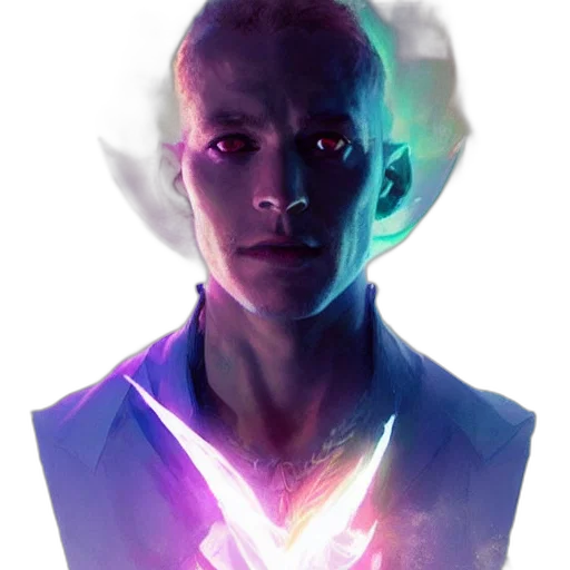 face, staff, jacket, robot transparent PNG cut-out