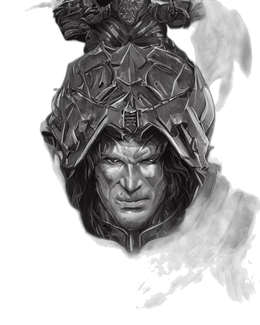 face, mask, crown, fantasy art transparent PNG cut-out