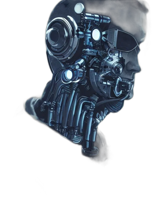 robot, mask, face, car transparent PNG cut-out