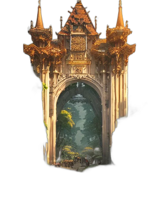 furniture, crown, staff, dragon, concept art, fantasy art, 3d render, photorealistic transparent PNG cut-out