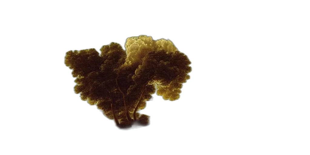 tree, crown, hair, food, 3d render, concept art, exploding, volcano transparent PNG cut-out