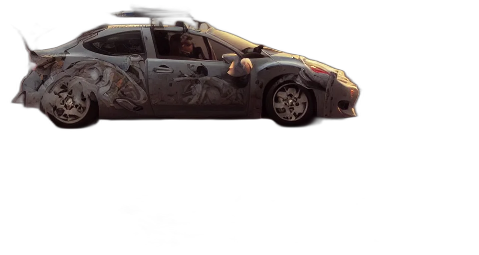 car, dragon, weapon, concept art transparent PNG cut-out