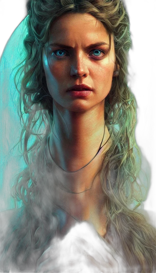face, dragon, hair, robot transparent PNG cut-out