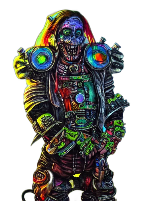 robot, jacket, weapon, mask transparent PNG cut-out