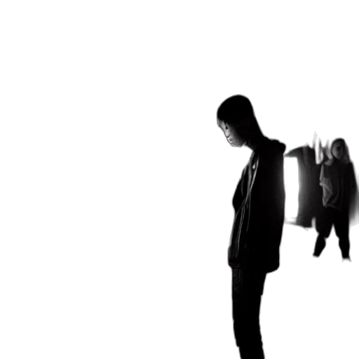 jacket, staff, umbrella, robot transparent PNG cut-out
