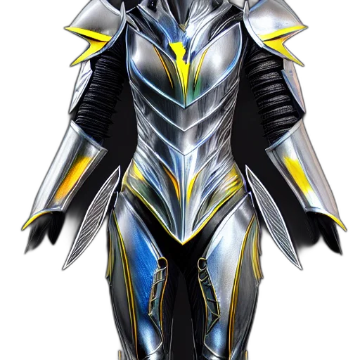 robot, mask, sword, dress, concept art, 3d render, fantasy art, comic book art transparent PNG cut-out