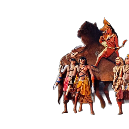 staff, concept art, oil painting, forest transparent PNG cut-out