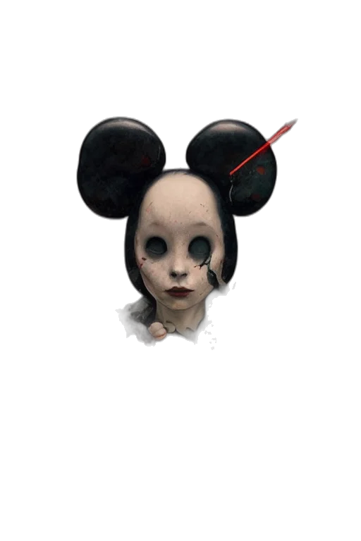 mask, staff, creature, face transparent PNG cut-out