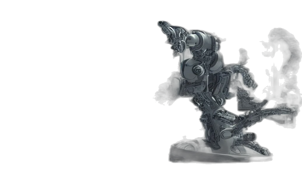 weapon, robot, sword, crown transparent PNG cut-out