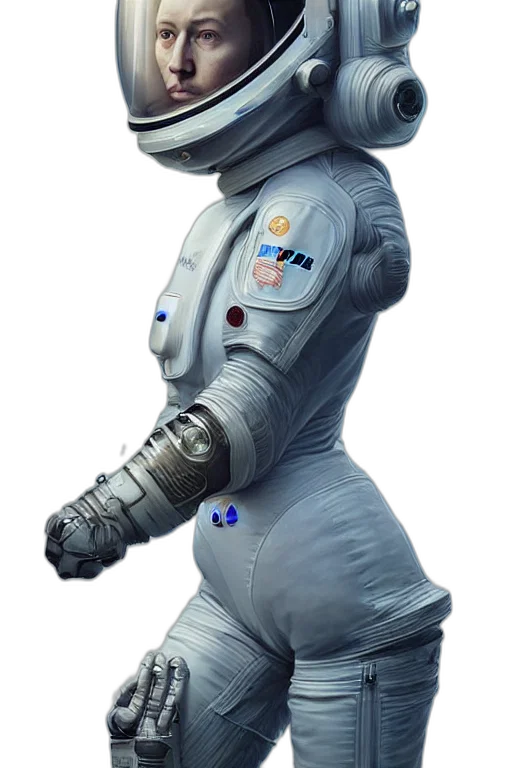 robot, jacket, staff, creature transparent PNG cut-out