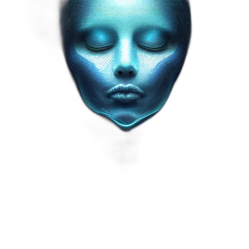 mask, face, robot, creature transparent PNG cut-out