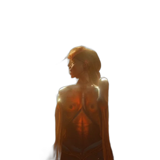 dress, creature, mask, robot, concept art, fantasy art, 3d render, comic book art transparent PNG cut-out