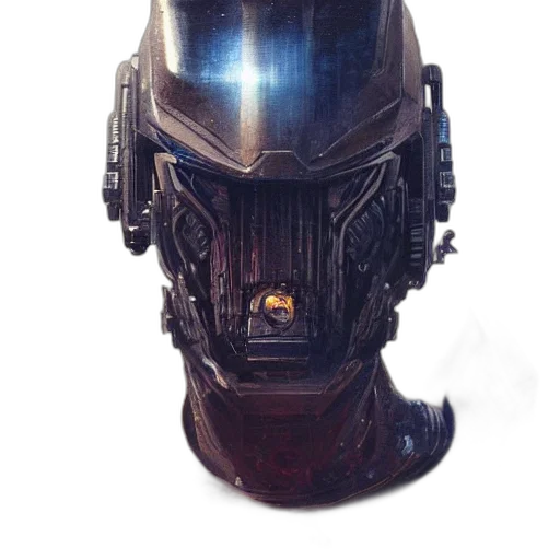 robot, mask, face, creature transparent PNG cut-out