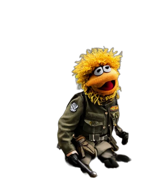 animal, jacket, staff, creature transparent PNG cut-out