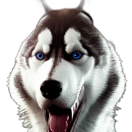 animal, creature, face, staff, photorealistic, 3d render, concept art, fantasy art transparent PNG cut-out