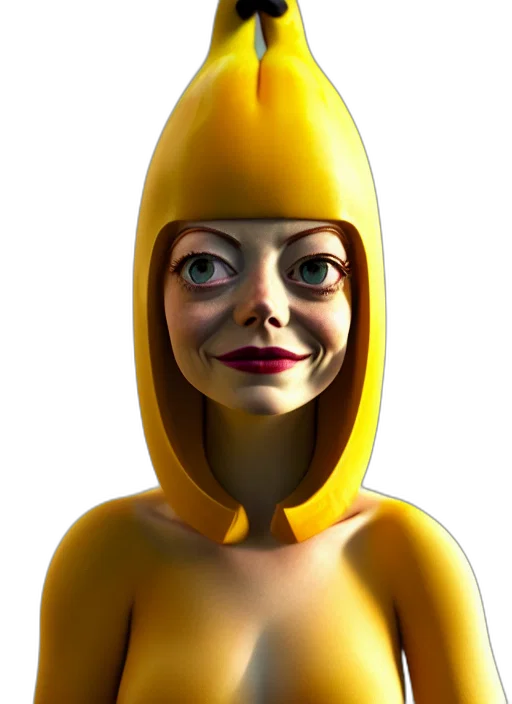 face, mask, dress, creature, 3d render, concept art, photorealistic, fantasy art transparent PNG cut-out