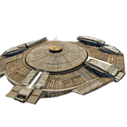 3d render, concept art, outer space, starwars, starport, african, market transparent PNG cut-out