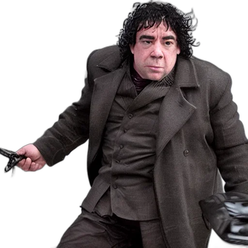 jacket, staff, car, robot, concept art, photorealistic, ruthless, bernard transparent PNG cut-out