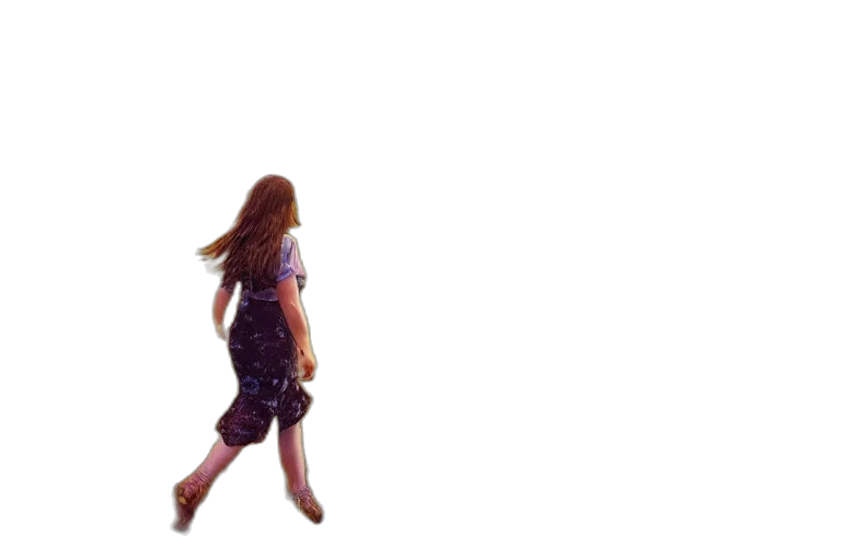 dress, hair, shoes, robot transparent PNG cut-out