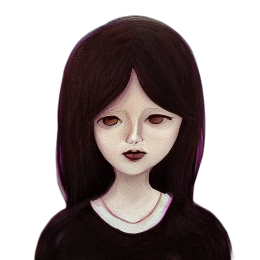 face, mask, dress, hair, fantasy art, photorealistic, anime, concept art transparent PNG cut-out