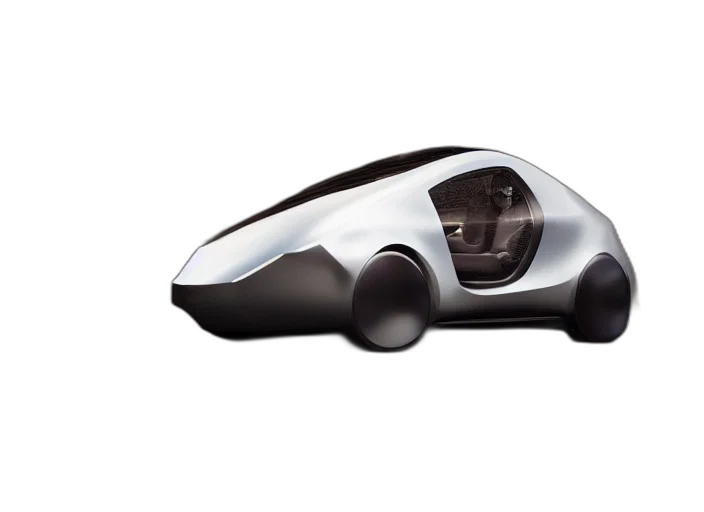 car, 3d render, concept art, self transparent PNG cut-out
