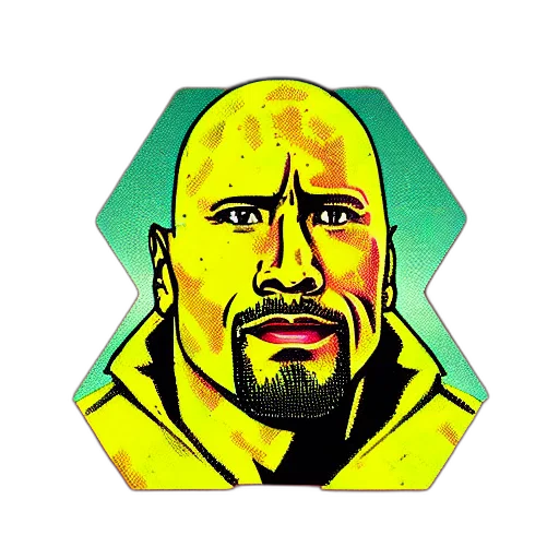 jacket, face, comic book art, pixel art transparent PNG cut-out