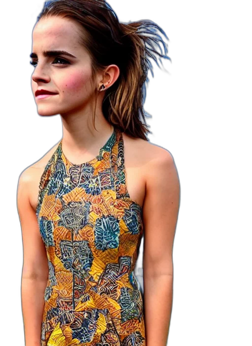 dress, jacket, jewelry, photorealistic transparent PNG cut-out