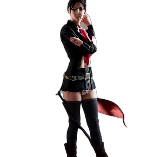 staff, jacket, concept art, 3d render, fantasy art, comic book art, photoshoot, model transparent PNG cut-out