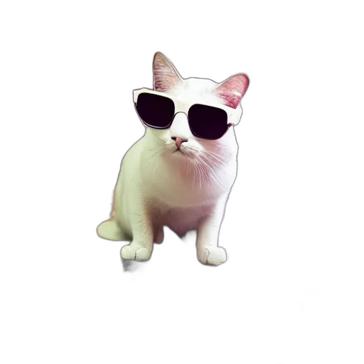 animal, staff, vaporwave, 3d render transparent PNG cut-out