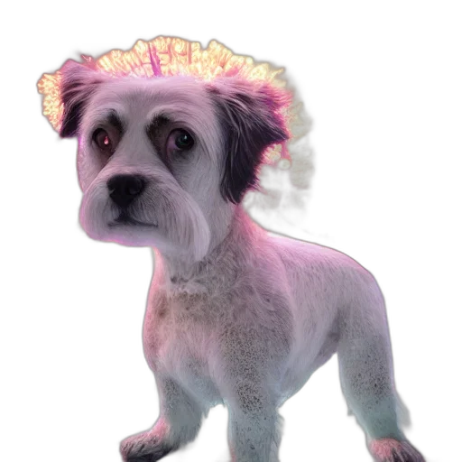 crown, animal, staff, creature transparent PNG cut-out