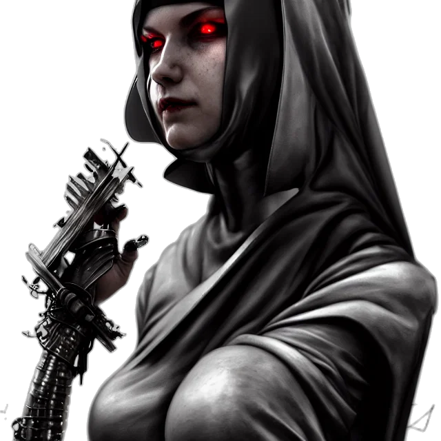 weapon, comic book art, concept art, cyberpunk transparent PNG cut-out