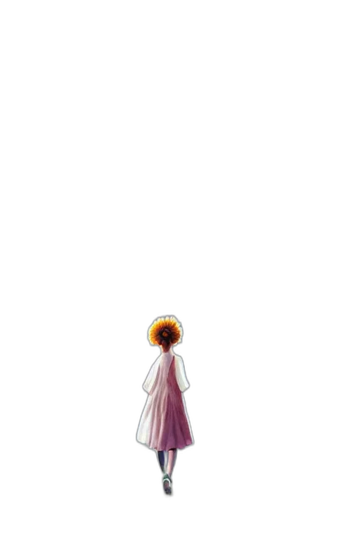 dress, staff, crown, creature transparent PNG cut-out