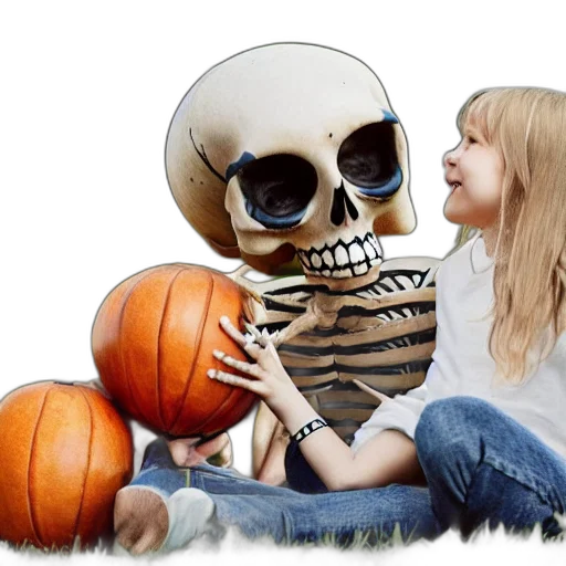 mask, photorealistic, concept art, 3d render, fantasy art, monochrome, friendly, skeleton transparent PNG cut-out
