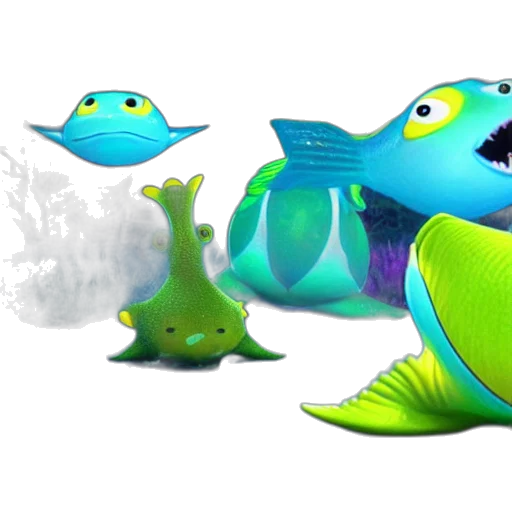creature, dragon, animal, 3d render transparent PNG cut-out