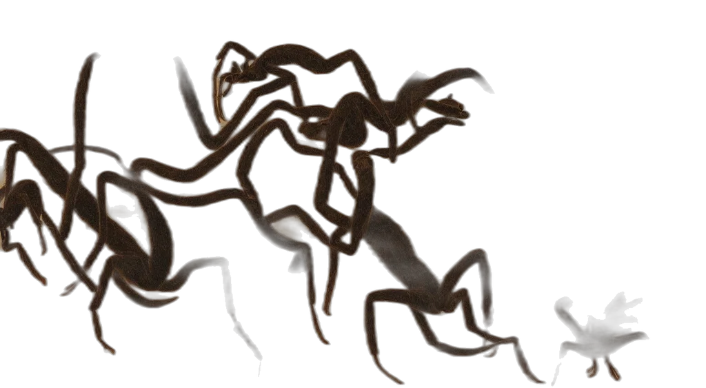 creature, dragon, robot, hair transparent PNG cut-out