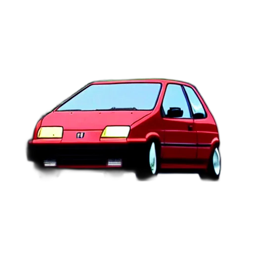 car, animal, weapon, vaporwave transparent PNG cut-out