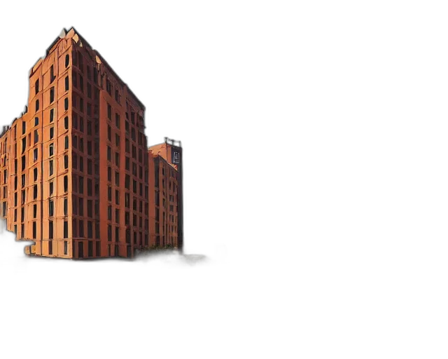 building, furniture, face, 3d render transparent PNG cut-out