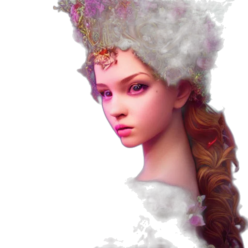 crown, face, hat, hair transparent PNG cut-out