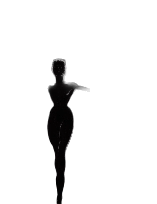 dress, staff, robot, creature transparent PNG cut-out